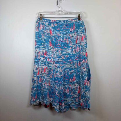 Pre-Owned Size XL Lilly Pulitzer Blue/Pink Romper