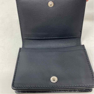 Pre-Owned Alexander McQueen Black Leather Designer Wallet