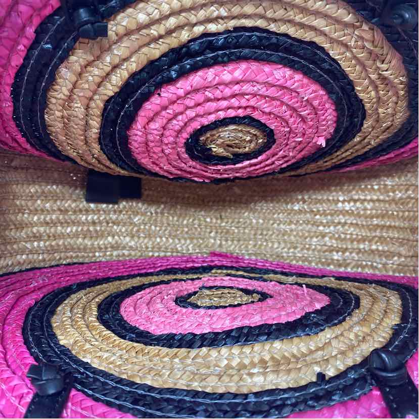 Pre-Owned Rebecca Minkoff Pink Straw Handbag