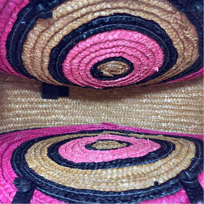 Pre-Owned Rebecca Minkoff Pink Straw Handbag