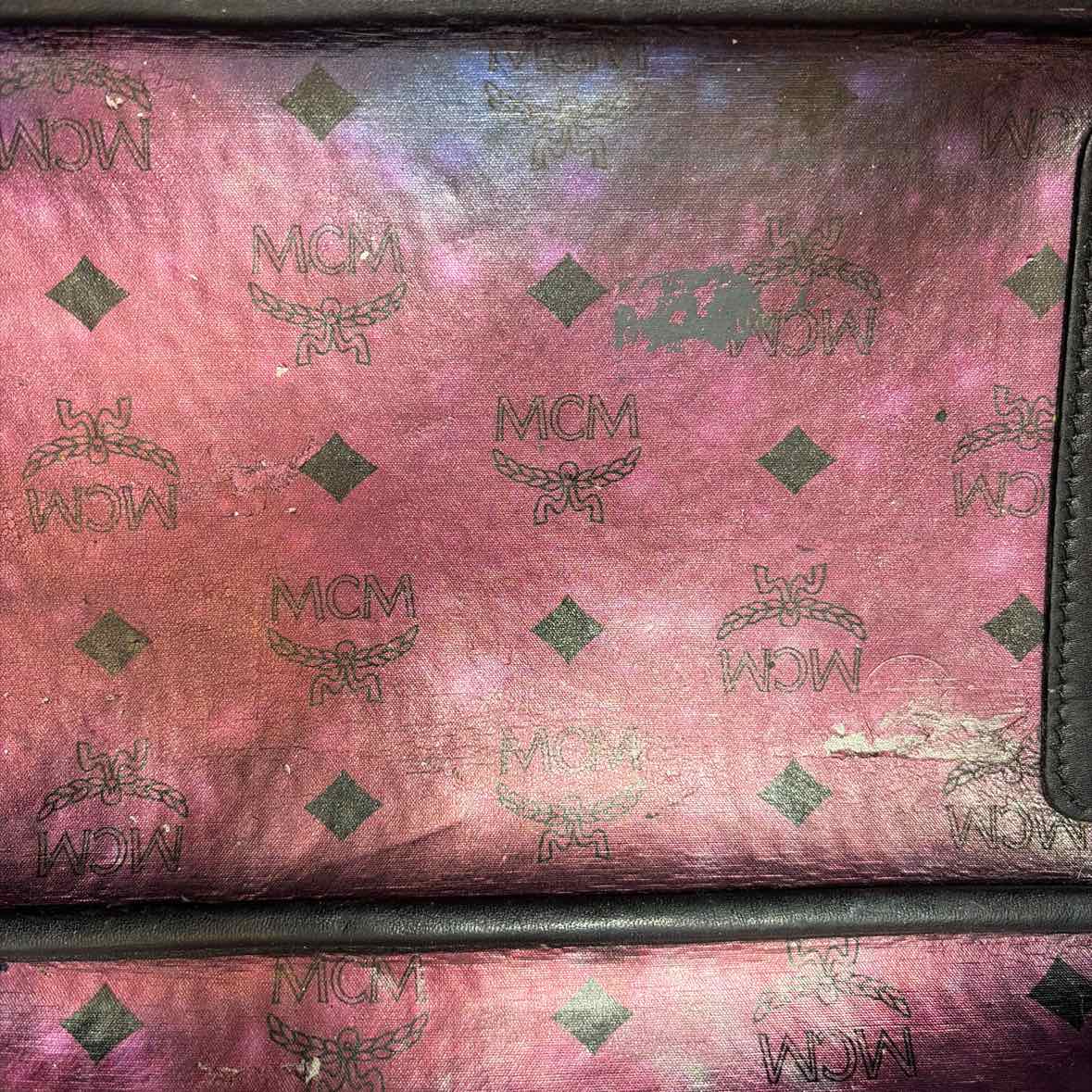 Pre-Owned MCM Cognac Leather Designer Handbag
