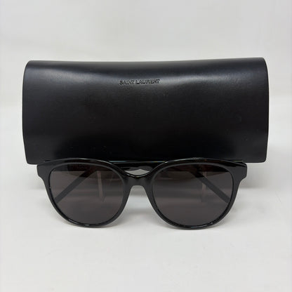 Pre-Owned Saint Laurent Black Plastic Designer Sunglasses