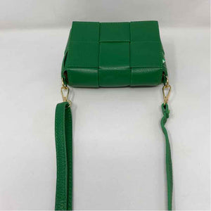 Pre-Owned Made in Italy Green Leather Handbag