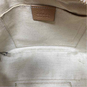 Pre-Owned Gucci Tan Leather Designer Handbag
