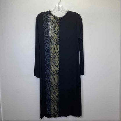Pre-Owned Size S/M Boutique Black Multi Casual Dress