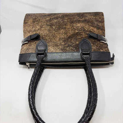 Pre-Owned Origenes Brown Multi Leather Handbag