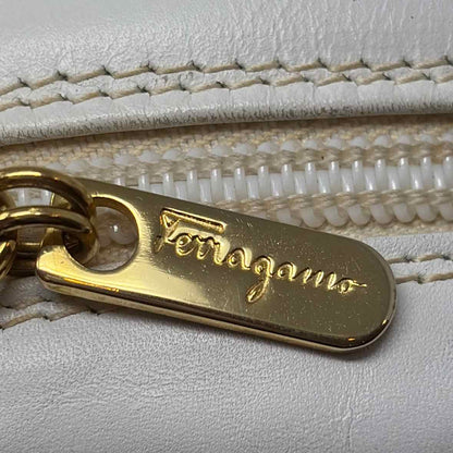 Pre-Owned Ferragamo Navy Leather Designer Handbag