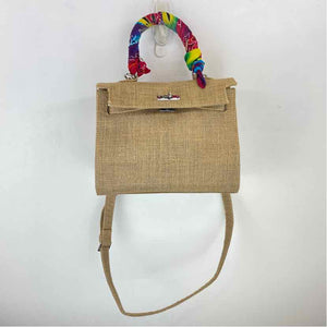 Pre-Owned Boutique Tan Straw Handbag
