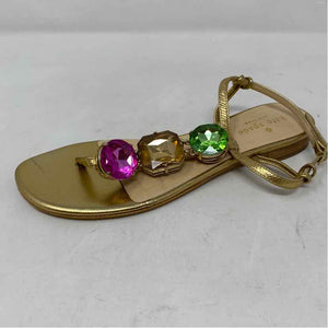 Pre-Owned Shoe Size 6 Kate Spade Gold Sandals