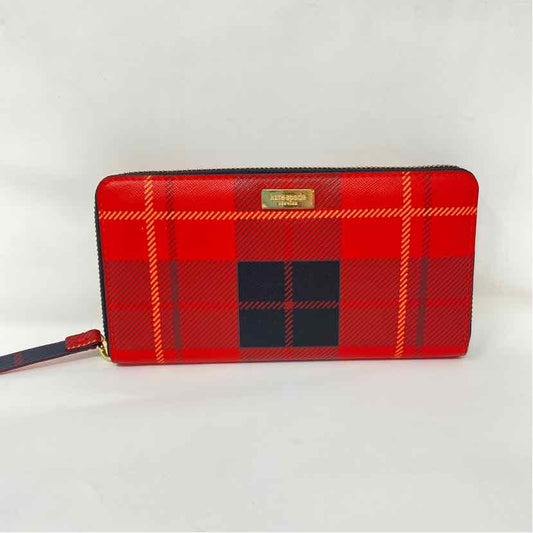 Pre-Owned Kate Spade Tartan Coated Canvas Wallet