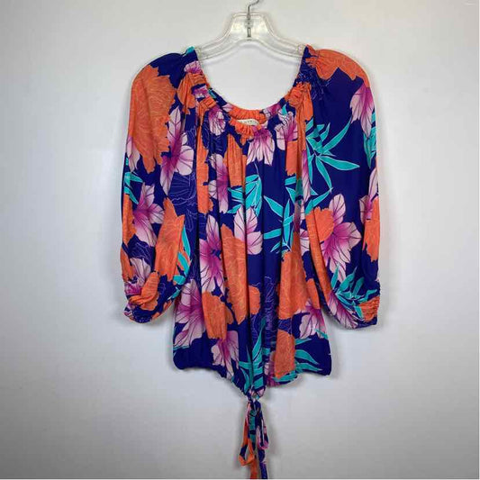 Pre-Owned Size S Alice & Trixie Orange Floral Top