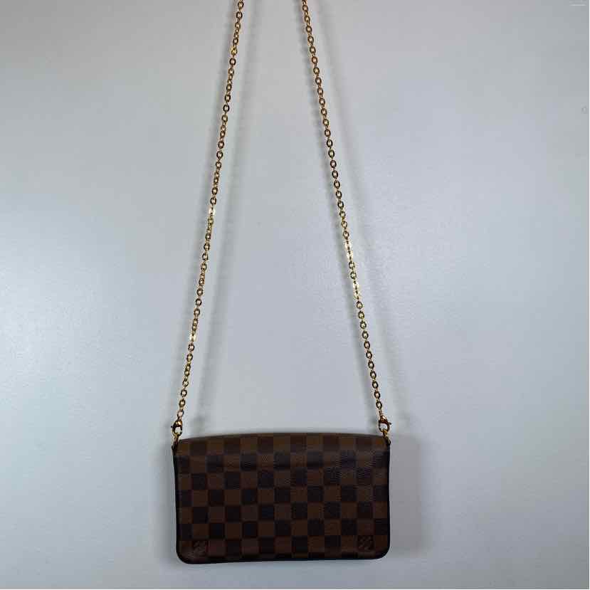 Pre-Owned Louis Vuitton Damier Eben Canvas Designer Handbag