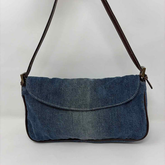 Pre-Owned Fendi Denim Denim Designer Handbag