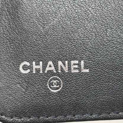 Pre-Owned Chanel Black Leather Designer Wallet