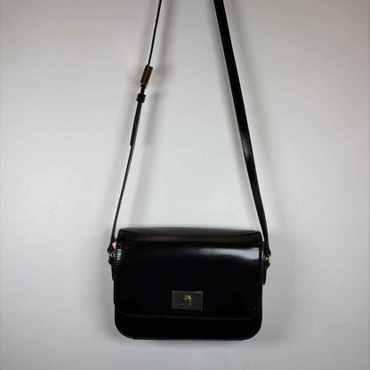 Pre-Owned J Crew Black Patent Handbag