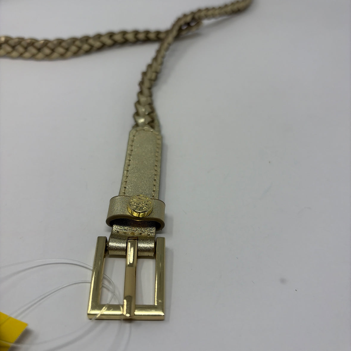 Pre-Owned Lilly Pulitzer Gold Leather Belt