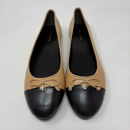 Pre-Owned Shoe Size 9 Tory Burch Tan Flats