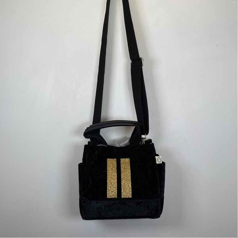 Pre-Owned Koala Kanvas Black Multi Velvet Handbag