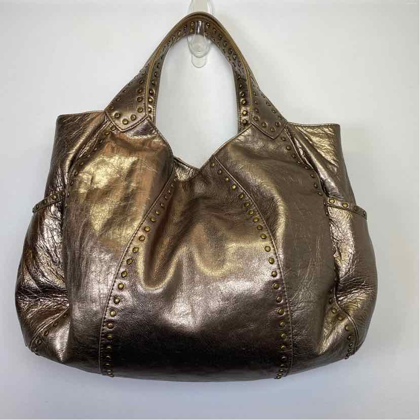 Pre-Owned Kooba Gold Leather Handbag