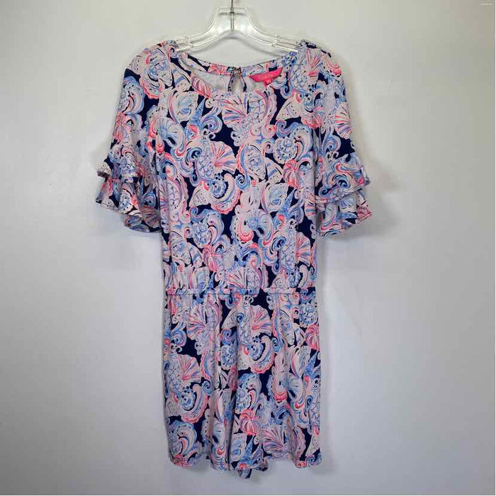 Pre-Owned Size XS Lilly Pulitzer Pink Multi Romper