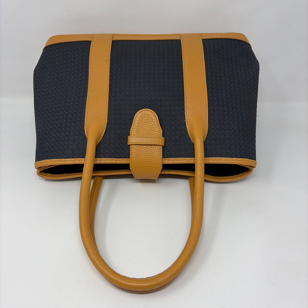 Pre-Owned Clorinda Antinori Navy Woven Handbag