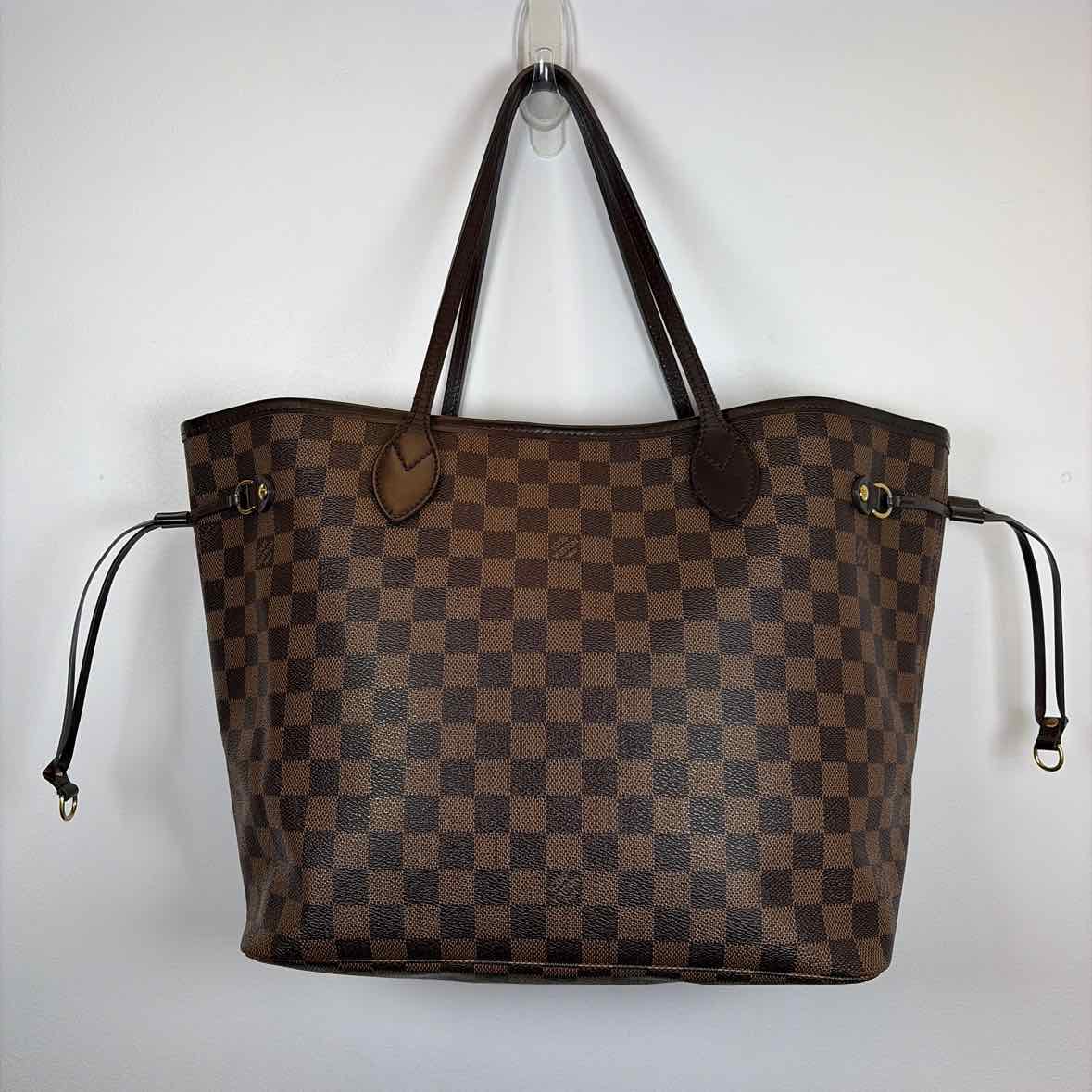 Pre-Owned Louis Vuitton Damier Eben Canvas Designer Handbag