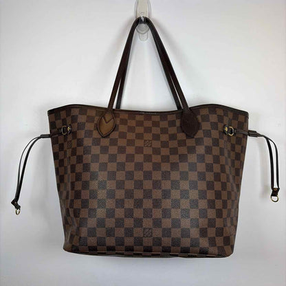 Pre-Owned Louis Vuitton Damier Eben Canvas Designer Handbag