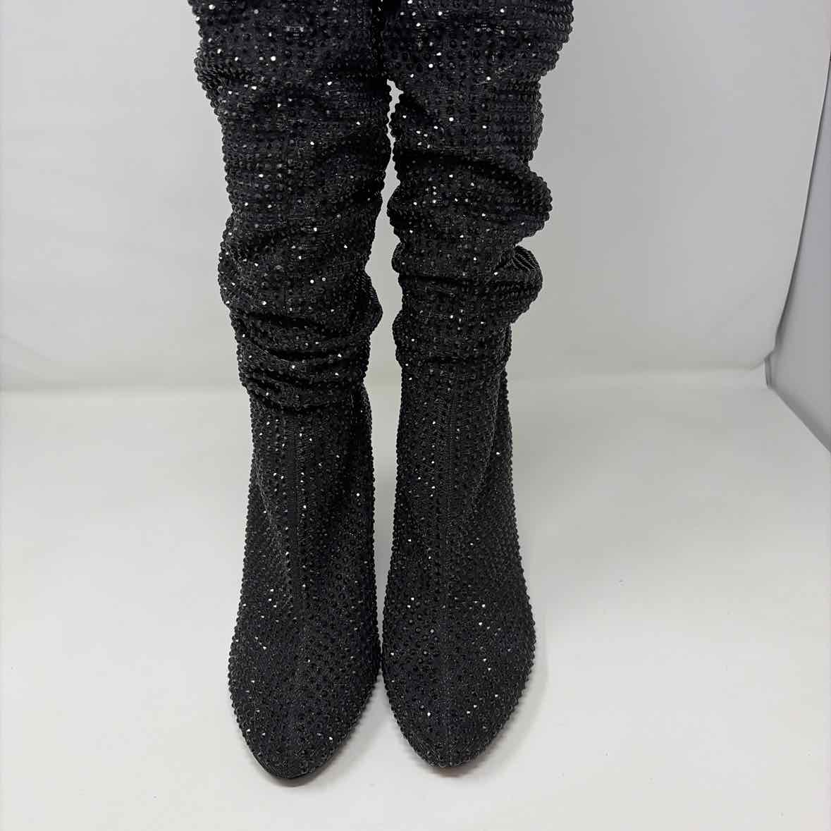 Pre-Owned Shoe Size 11 INC Black Boots