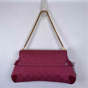 Pre-Owned Gucci Magenta Fabric Designer Handbag
