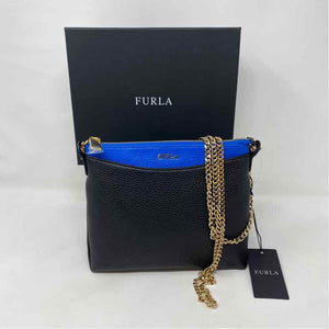 Pre-Owned Furla Black Leather Handbag