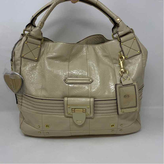 Pre-Owned Juicy Couture Beige Patent Handbag