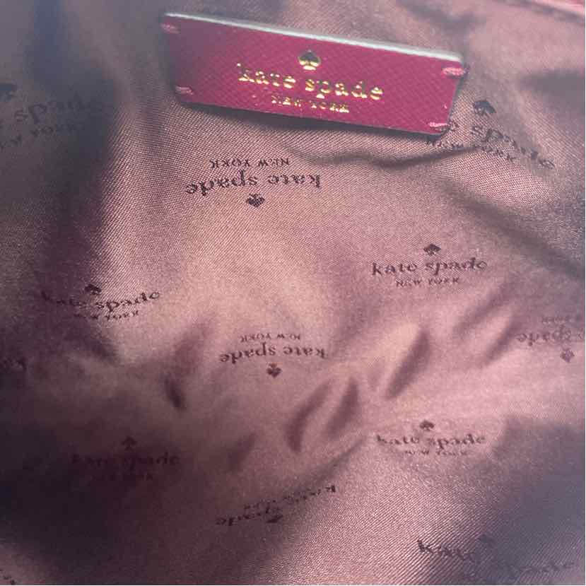 Pre-Owned Kate Spade Burgundy Leather Handbag