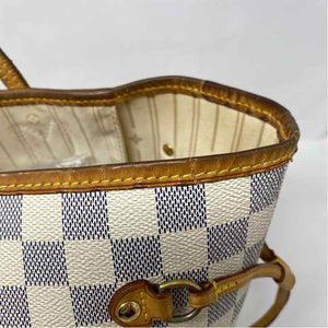 Pre-Owned Louis Vuitton Damier Azur Canvas Designer Handbag