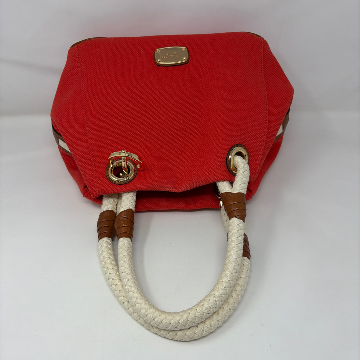 Pre-Owned MICHAEL by Michael Kors Red Canvas Handbag