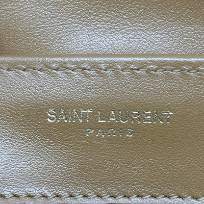 Pre-Owned Saint Laurent Cognac Leather Designer Handbag