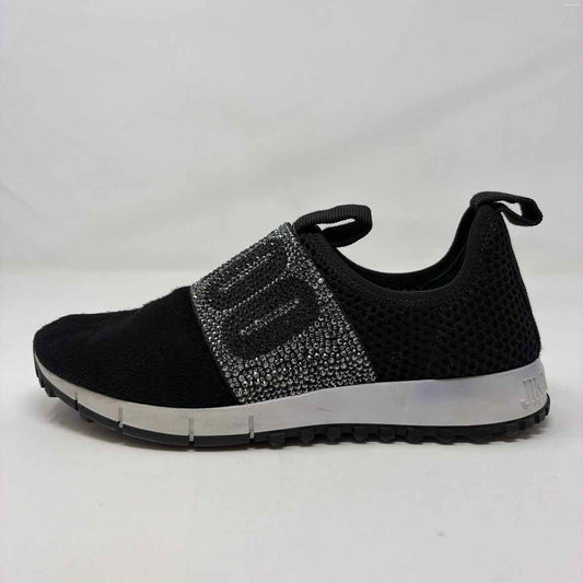 Pre-Owned Jimmy Choo Black Suede Shoe Size 6 Designer Shoes