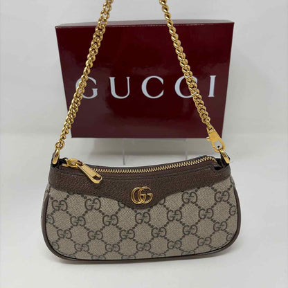 Pre-Owned Gucci Monogram Canvas Designer Handbag