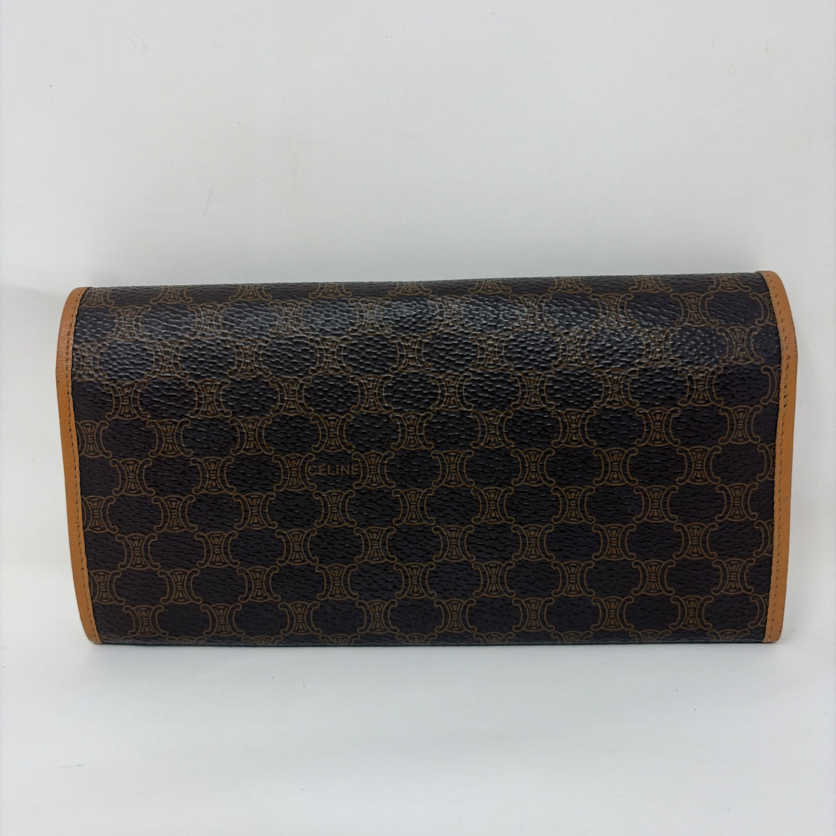 Pre-Owned Celine Brown Leather Designer Wallet