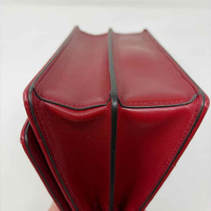 Pre-Owned Jimmy Choo Red Leather Designer Handbag