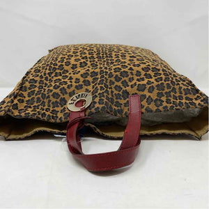 Pre-Owned Fendi Cheetah Canvas Designer Handbag