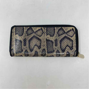 Pre-Owned Cole Haan Snake Print Leather Wallet