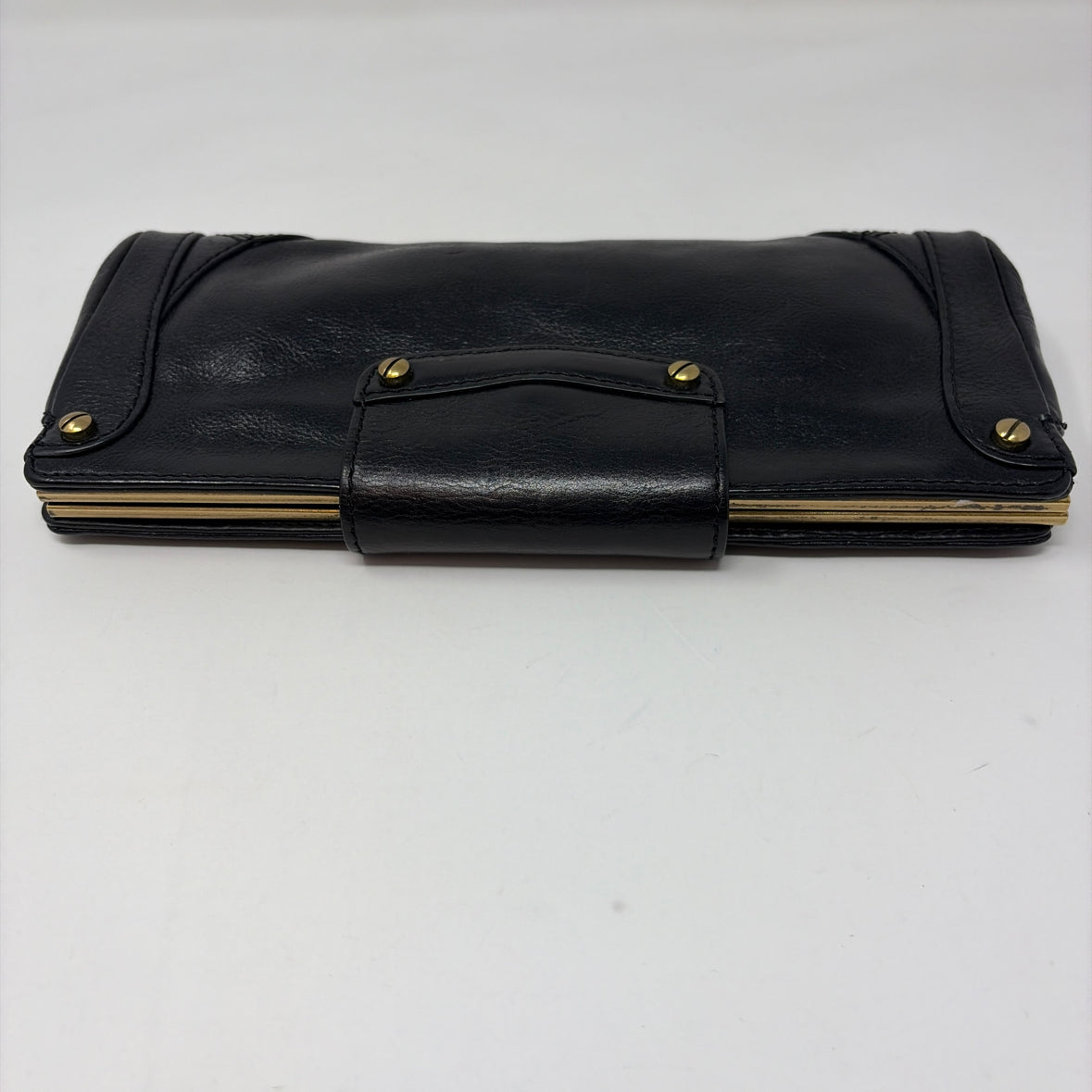Pre-Owned Cole Haan Black Leather Wallet