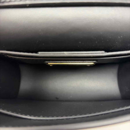 Pre-Owned Ferragamo Black Leather Designer Handbag