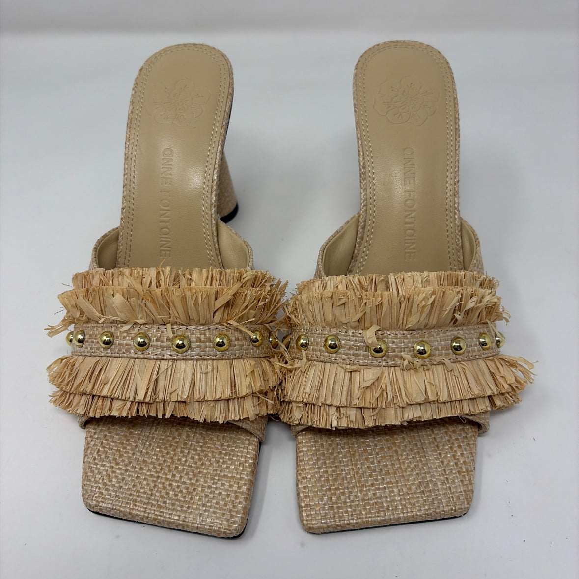 Pre-Owned Shoe Size 9.5 Anne Fontaine Beige Heels