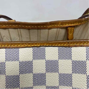 Pre-Owned Louis Vuitton Damier Azur Canvas Designer Handbag