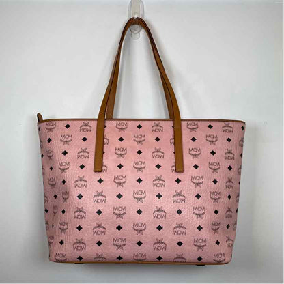 Pre-Owned MCM Pink Leather Designer Handbag