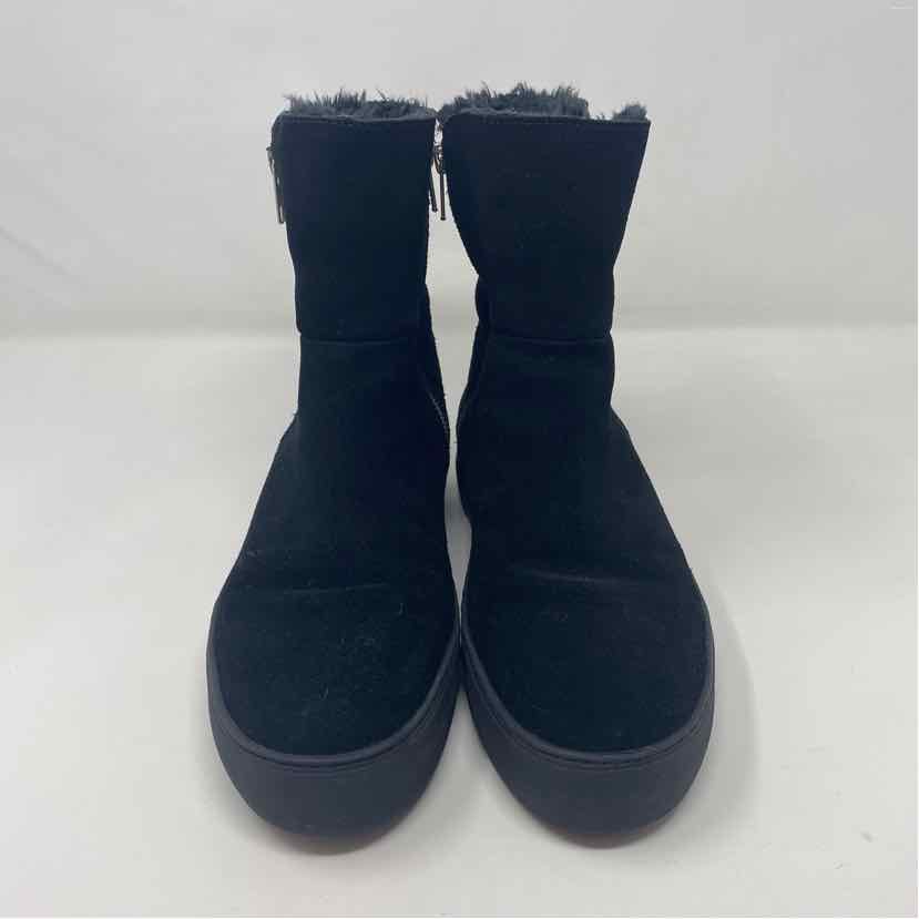 Pre-Owned Shoe Size 8 J Slides Black Booties