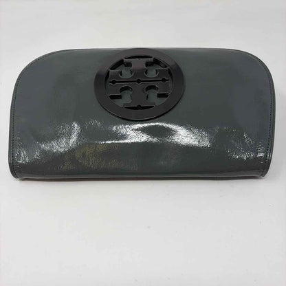 Pre-Owned Tory Burch Grey Patent Handbag