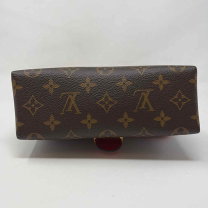 Pre-Owned Louis Vuitton Red Canvas Designer Handbag