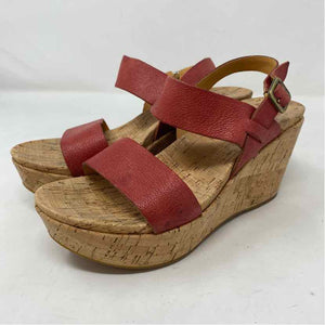 Pre-Owned Shoe Size 6 Kork Ease Red Casual